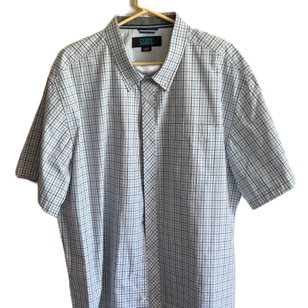 Cody James Men's Casual Plaid Button Down Shirt - Picture 5 of 6